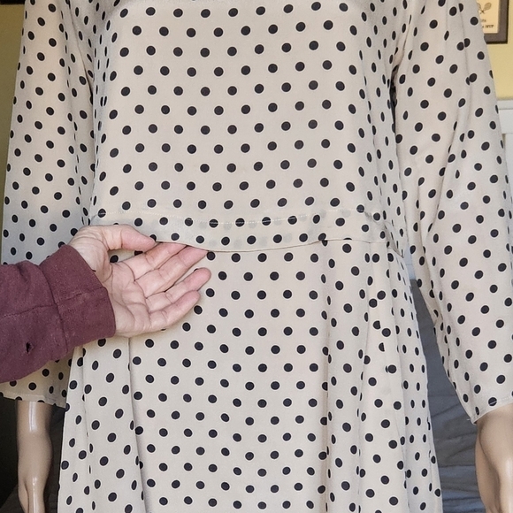 Madewell Silk Polka Dots Mini Dress - Picture 6 of 14
